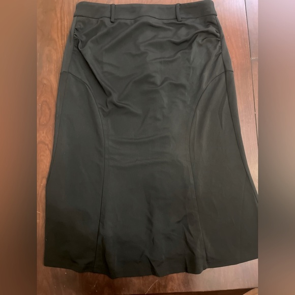 NWOT Belle Poque Elegant Ruched Pencil Skirt Black High Waist Business Skirt - Picture 11 of 15